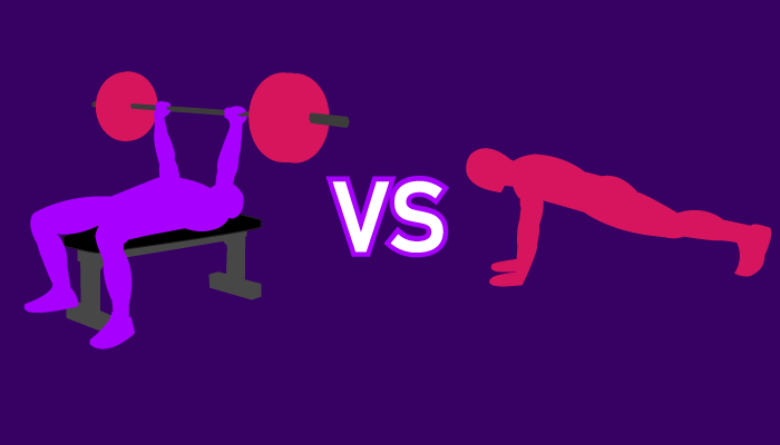 bench press vs push-up
