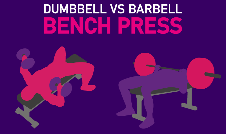 dumbbell vs barbell bench press